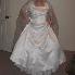 Wedding dress... bear foot