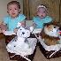 Ellie with her cousin Alaina at Grandma Wileen's1