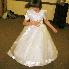 Morgan twirlling around in her dress