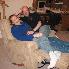 My new rocking chair, holding my "babies" - 1