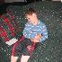 Derek "crashed" before the party was over.  
