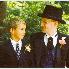 at the temple... Bryan & Trevor as the ring bearer