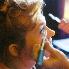 Getting ready... Wedding day  --Make up being appl