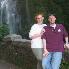 Honeymoon... Bryan and Bonnie at Multnomah Falls